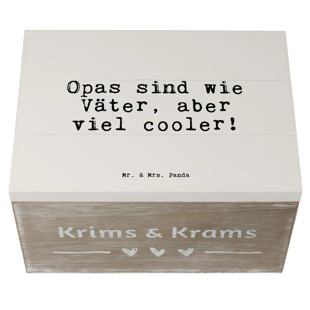 Wooden chest Opas sind wie Väter,... memory box, box, chest, decorative box, treasure chest, Wooden box, storage box, XXL, casket, saying, sayings, funny, wisdom, quotes, Sayings Proverbs Wisdom Quotes Funny Wisdom Words
