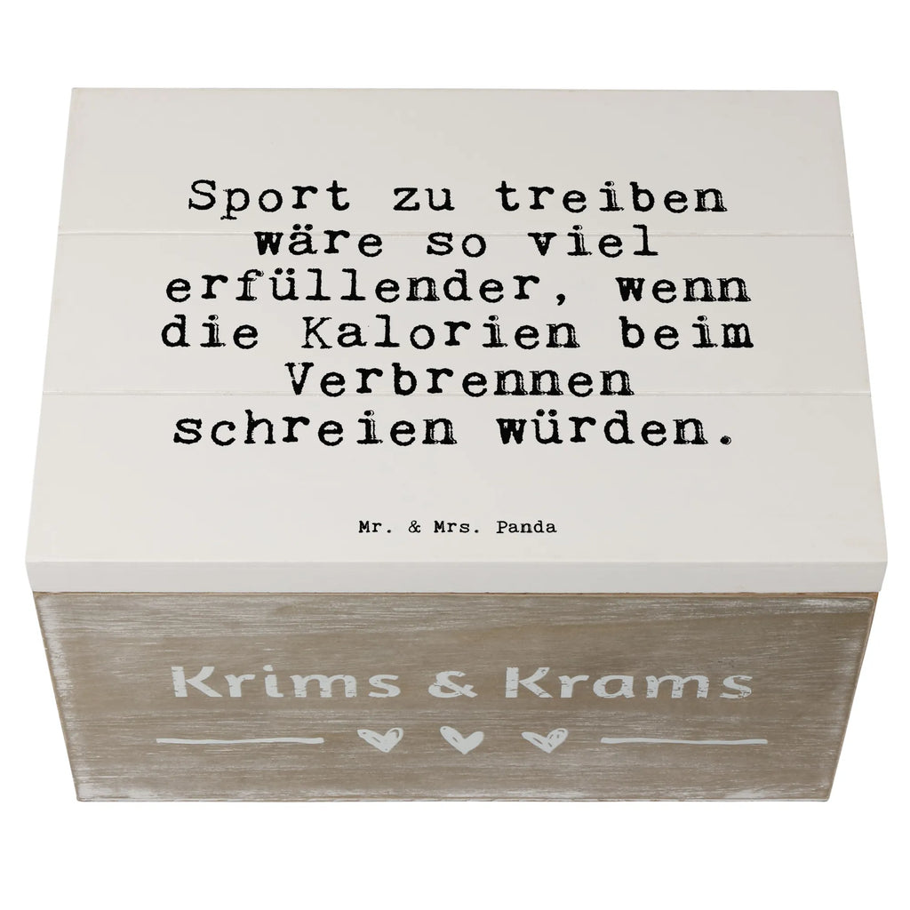 Wooden chest Sport zu treiben wäre... memory box, box, casket, storage box, treasure chest, XXL, chest, decorative box, Wooden box, saying, sayings, funny, wisdom, quotes, Sayings Proverbs Wisdom Quotes Funny Wisdom Words