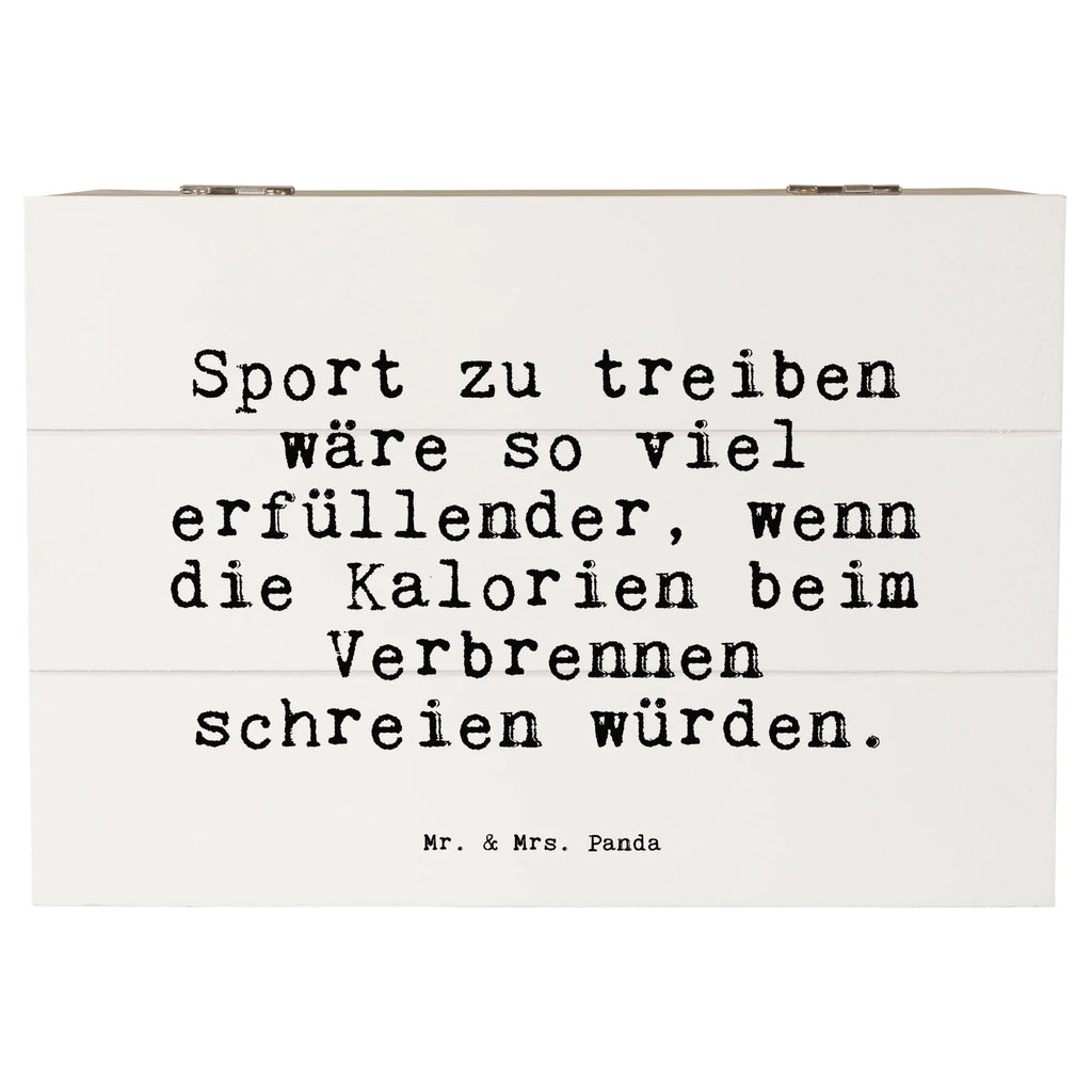 Wooden chest Sport zu treiben wäre... memory box, box, casket, storage box, treasure chest, XXL, chest, decorative box, Wooden box, saying, sayings, funny, wisdom, quotes, Sayings Proverbs Wisdom Quotes Funny Wisdom Words