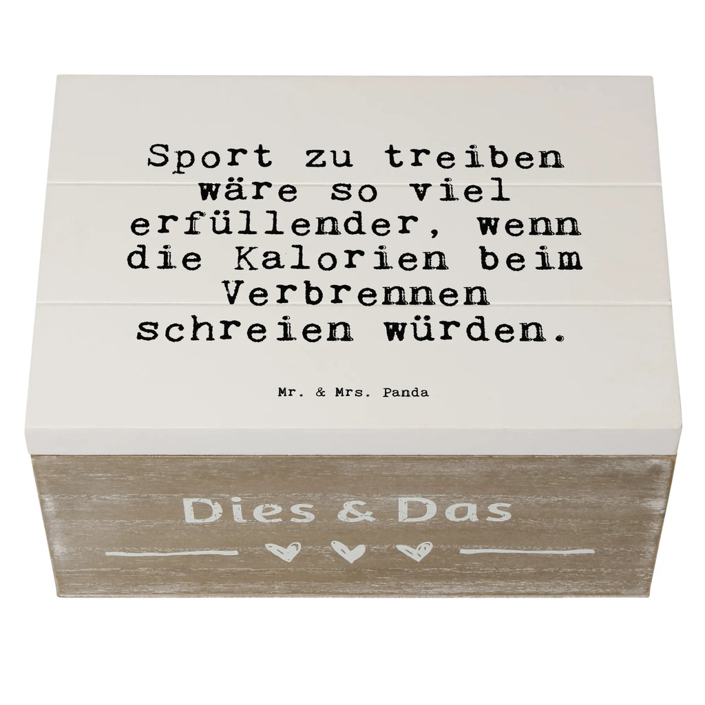 Wooden chest Sport zu treiben wäre... memory box, box, casket, storage box, treasure chest, XXL, chest, decorative box, Wooden box, saying, sayings, funny, wisdom, quotes, Sayings Proverbs Wisdom Quotes Funny Wisdom Words