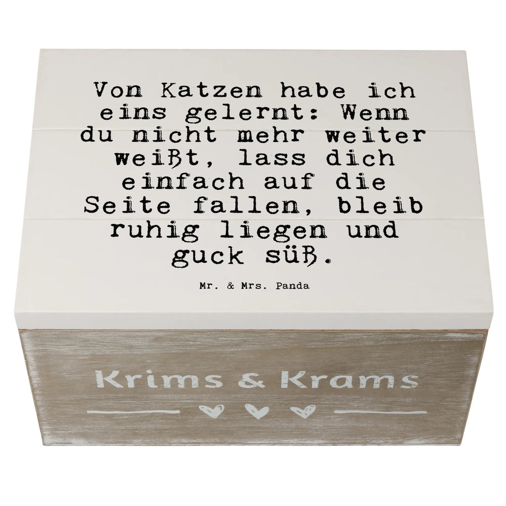 Holzkiste Sprüche und Zitate Von Katzen habe ich eins gelernt: Wenn du nicht mehr weiter weißt, lass dich einfach auf die Seite fallen, bleib ruhig liegen und guck süß. Holzbox mit Deckel, aufbewahrungskisten, truhe holz, aufbewahrungstruhe, Aufbewahrungsbox aus Holz, Box aus Holz, aufbewahrungskiste mit deckel, kiste holz, Schatulle, Aufbewahrungsbox, holzkästchen, Aufbewahrungsbox Holz, Aufbewahrungskiste, aufbewahrungsboxen, holztruhen, Holztruhe, Holzboxen, Holzkisten, Holzbox, Holzkiste, holzschatulle, Holz Aufbewahrungsbox, Holzkiste mit Deckel, box holz, holzschachtel, Sprüche, Lustige Sprüche, Weisheiten, Zitate, Spruch, Spruch Geschenke, Spruch Sprüche Weisheiten Zitate Lustig Weisheit Worte