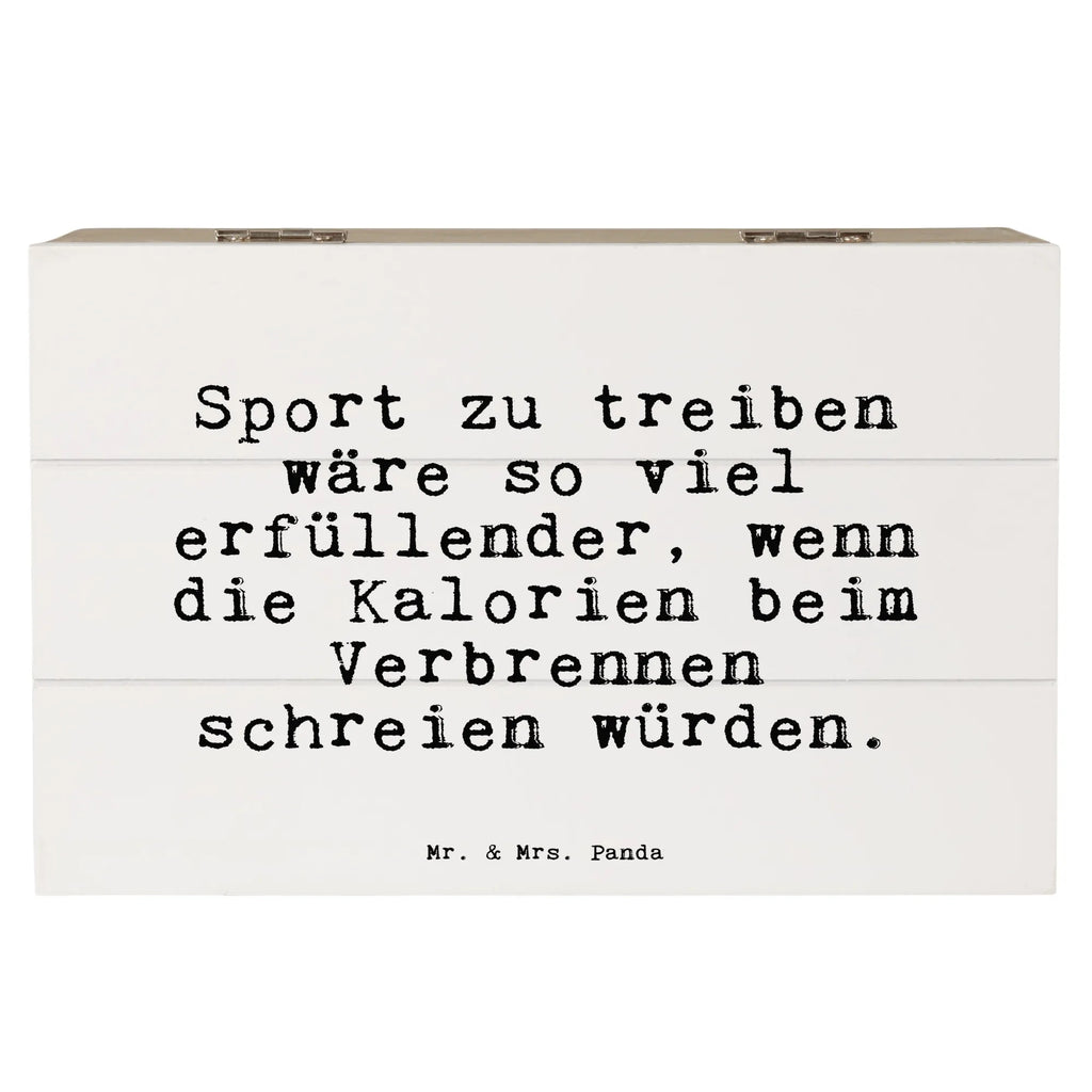 Wooden chest Sport zu treiben wäre... memory box, box, casket, storage box, treasure chest, XXL, chest, decorative box, Wooden box, saying, sayings, funny, wisdom, quotes, Sayings Proverbs Wisdom Quotes Funny Wisdom Words