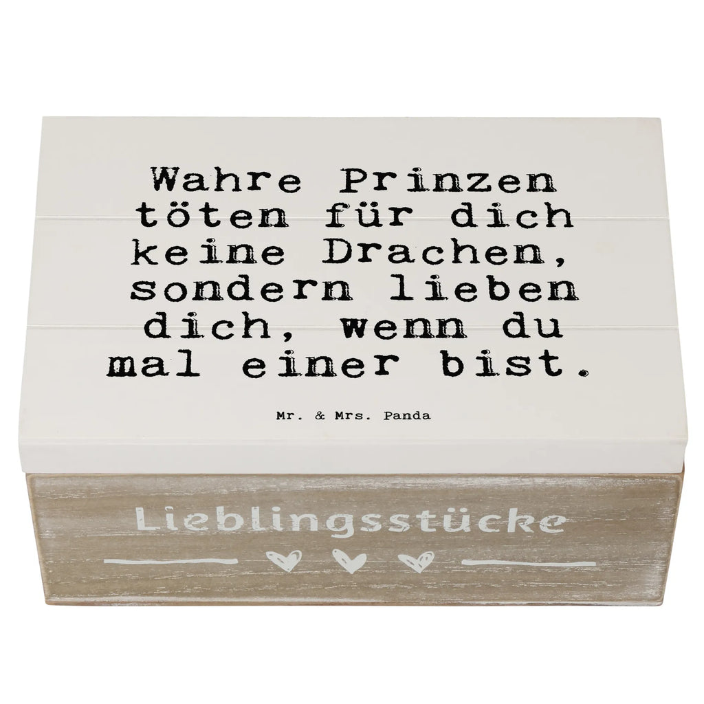 Wooden chest Wahre Prinzen töten für... XXL, Dekokiste, Geschenkdose, Schatulle, Schatzkiste, Aufbewahrungsbox, Geschenkbox, Kiste, Holzkiste, Erinnerungskiste, Truhe, Erinnerungsbox, Spruch, Sprüche, lustige Sprüche, Weisheiten, Zitate, Spruch Geschenke, Spruch Sprüche Weisheiten Zitate Lustig Weisheit Worte