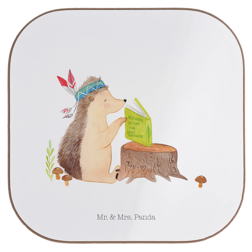 Square coaster Hedgehog feather headdress Untersetzer für Gläser, Untersetzer Holz, Korkuntersetzer, Untersetzer Design, Holzuntersetzer, Glasuntersetzer, Untersetzer, Tassen Untersetzer, Bierdeckel, Getränkeuntersetzer, Untersetzer Gläser, Untersetzer aus Holz, Waldtiere, Tiere, Camping, Igel, Lagerfeuer, Indianer, Abenteuer
