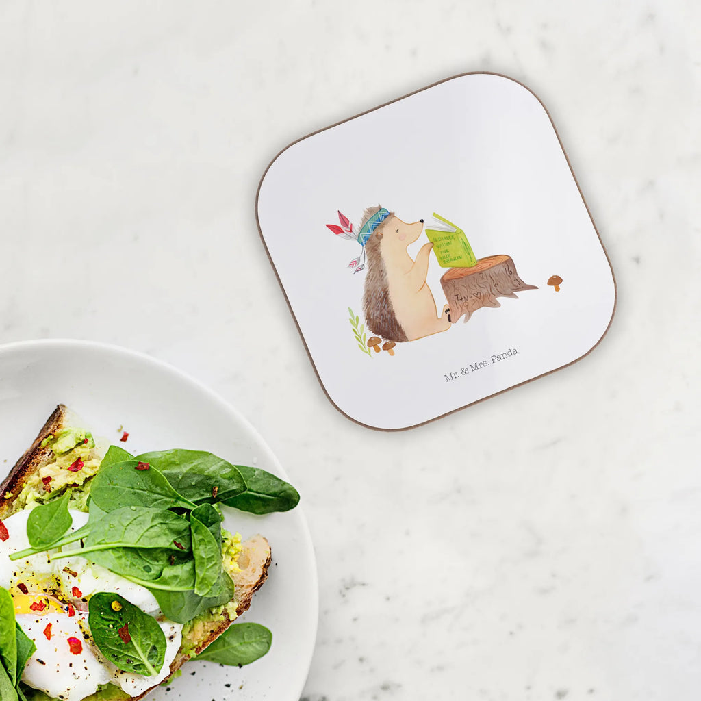 Square coaster Hedgehog feather headdress Untersetzer für Gläser, Untersetzer Holz, Korkuntersetzer, Untersetzer Design, Holzuntersetzer, Glasuntersetzer, Untersetzer, Tassen Untersetzer, Bierdeckel, Getränkeuntersetzer, Untersetzer Gläser, Untersetzer aus Holz, Waldtiere, Tiere, Camping, Igel, Lagerfeuer, Indianer, Abenteuer