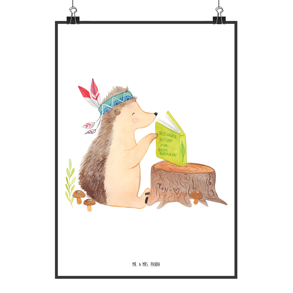 Poster Igel Indianer grafikposter, Posterdruck, Bild, kunstposter, Bild für Wand, Plakat, Mr. & Mrs. Panda Poster, Kunstdruck, drucke, Wandschmuck, Wanddeko Bild, wanddruck, Designposter, Wandposter, kunstdruck poster, Deko Bild, kunst für die wand, wandkunst, Poster, Wanddekoration, wanddeko, Wandbild, Waldtiere, Tiere, Camping, Abenteuer, Indianer, Igel, Lagerfeuer