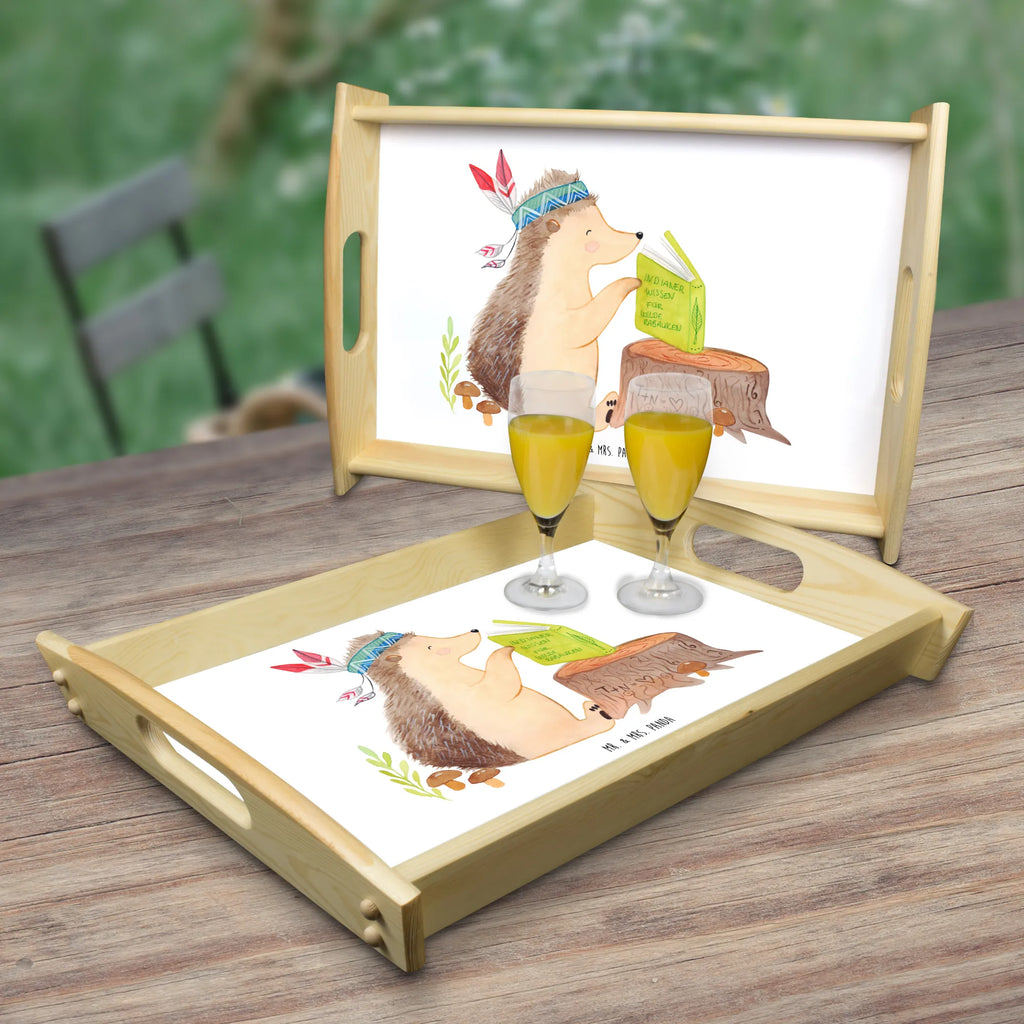 Serving tray Hedgehog feather headdress breakfast tray, kitchen tray, wooden tray, serving tray, tray, Forest animals, Campfire, Camping, Adventure, Hedgehogs, Indians