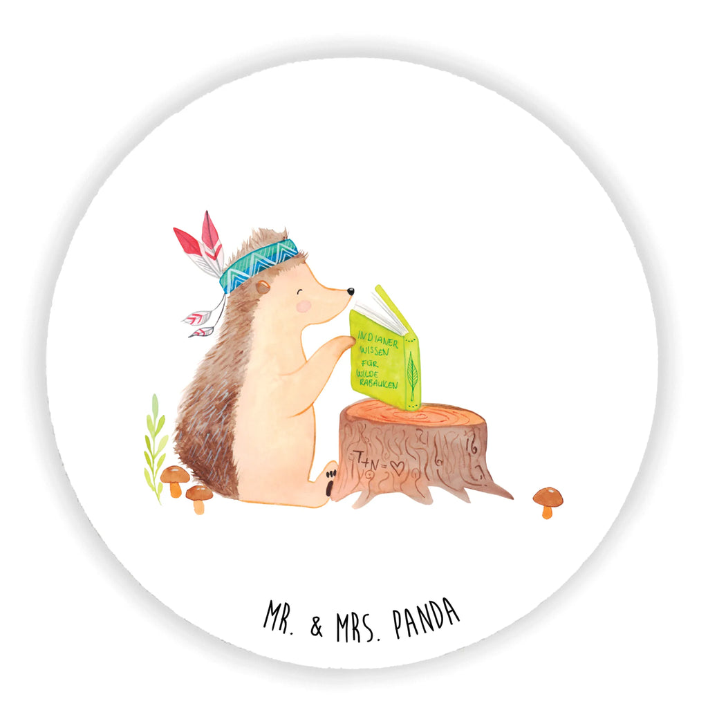 Okrągły magnes jeż Ozdoba z piór kühlschrankmagnete, Kühlschrankmagnet, rundmagnet, magnete, Waldtiere, Tiere, Camping, Lagerfeuer, Indianer, Abenteuer, Igel