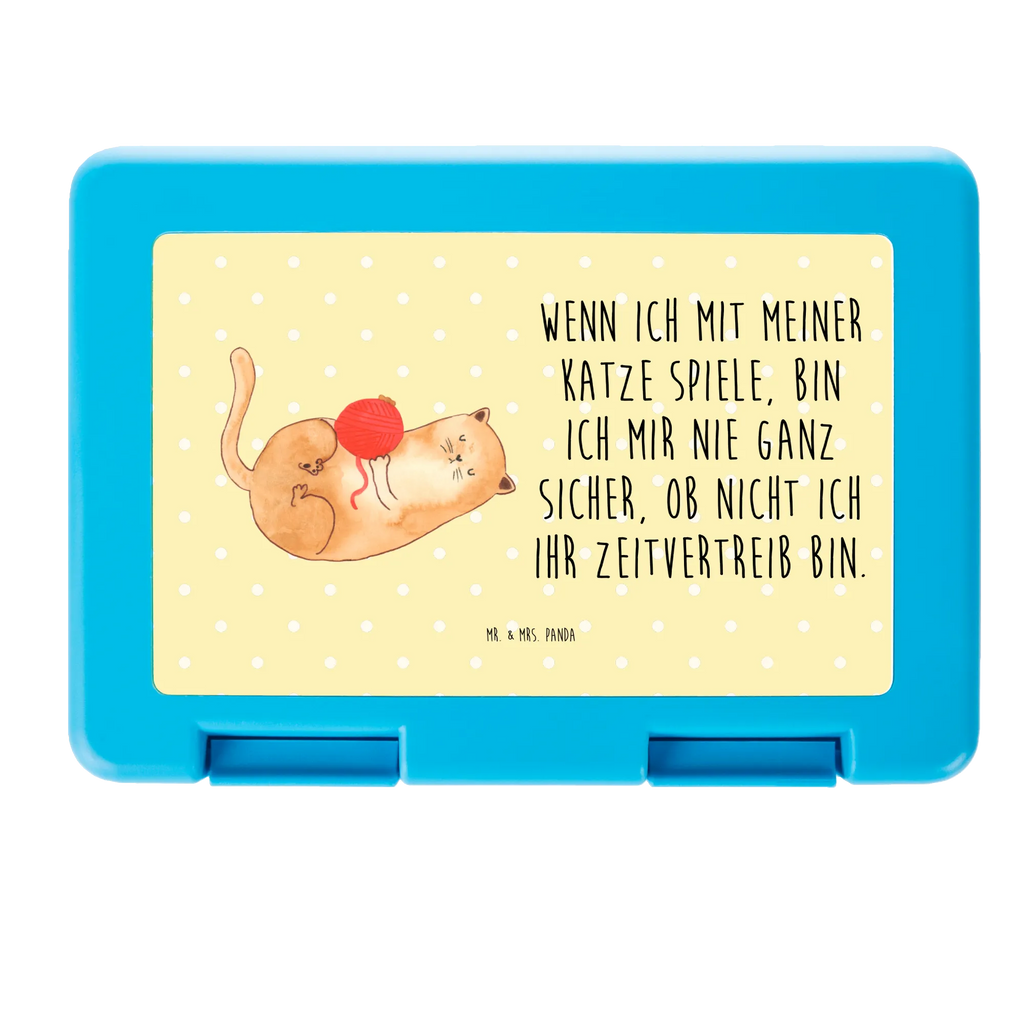 Pudełko na kanapki kot wełna Brotbox, Snackbox, Lunch box, Butterbrotdose, Brotzeitbox, Katze, Katzenmotiv, Katzenfan, Katzendeko, Katzenfreund, Katzenliebhaber, Katzenprodukte, Katzenartikel, Katzenaccessoires, Katzensouvenirs, Katzenliebhaberprodukte, Katzenmotive, Katzen, Kater, Mietze, Cat, Cats, Katzenhalter, Katzenbesitzerin, Haustier, Wollknäuel, Wolle, Spielen, Spiel, verspielt