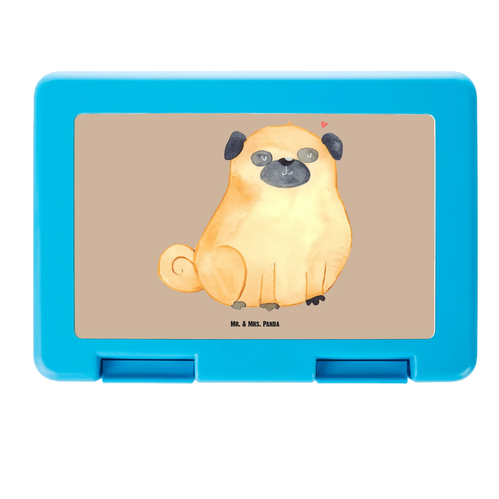 Pudełko na kanapki Mops Pies, motyw psa, zwierzę domowe, rasa psa, miłośnik zwierząt, właściciel psa, powiedzenia