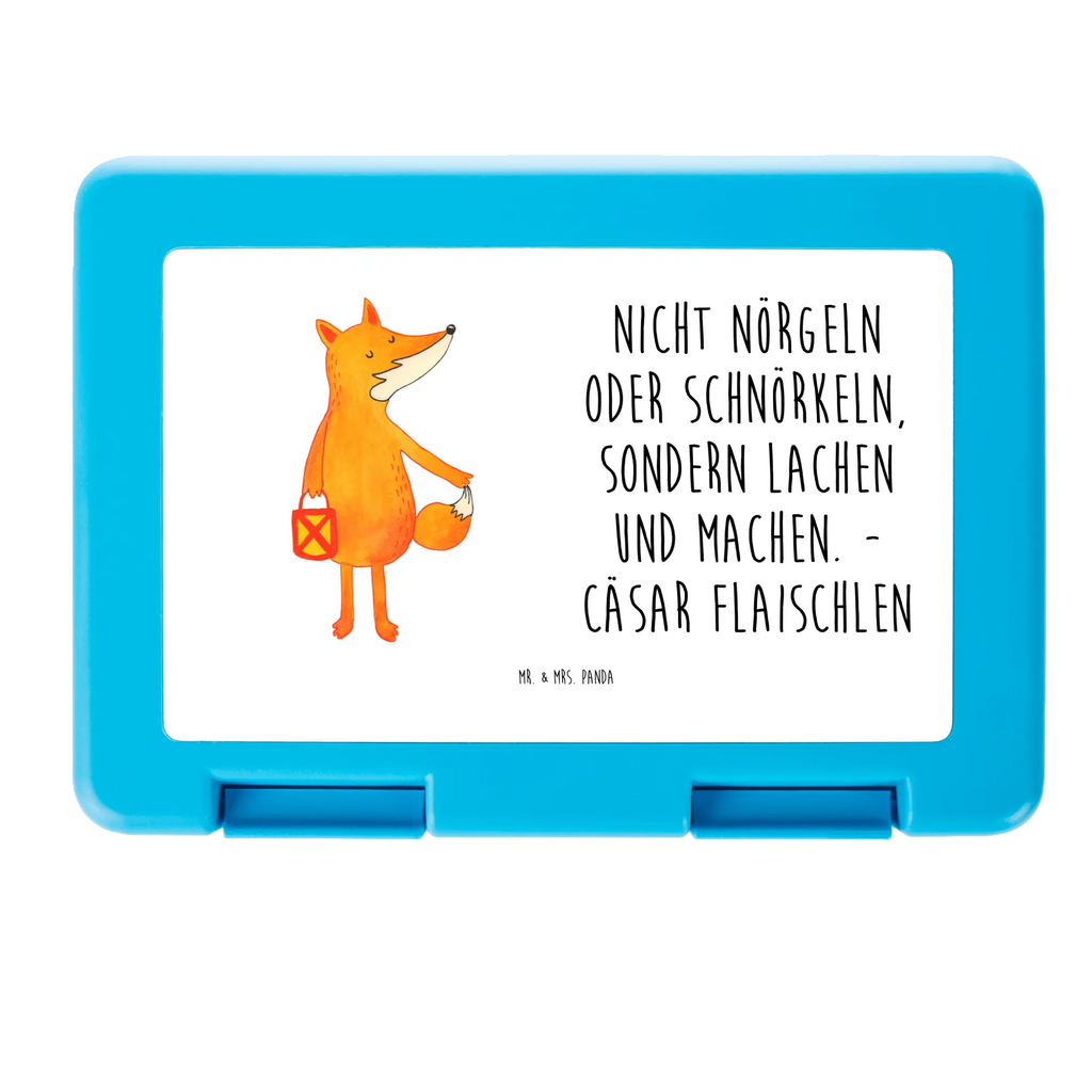 Pudełko na kanapki lis latarnia Brotbox, Snackbox, Lunch box, Butterbrotdose, Brotzeitbox, Fuchs, Füchse, Spruch trösten, Liebeskummer Spruch, Laterne, Sankt Martin, Laternenumzug, Aufmuntern, Cäsar Otto Hugo Flaischlen