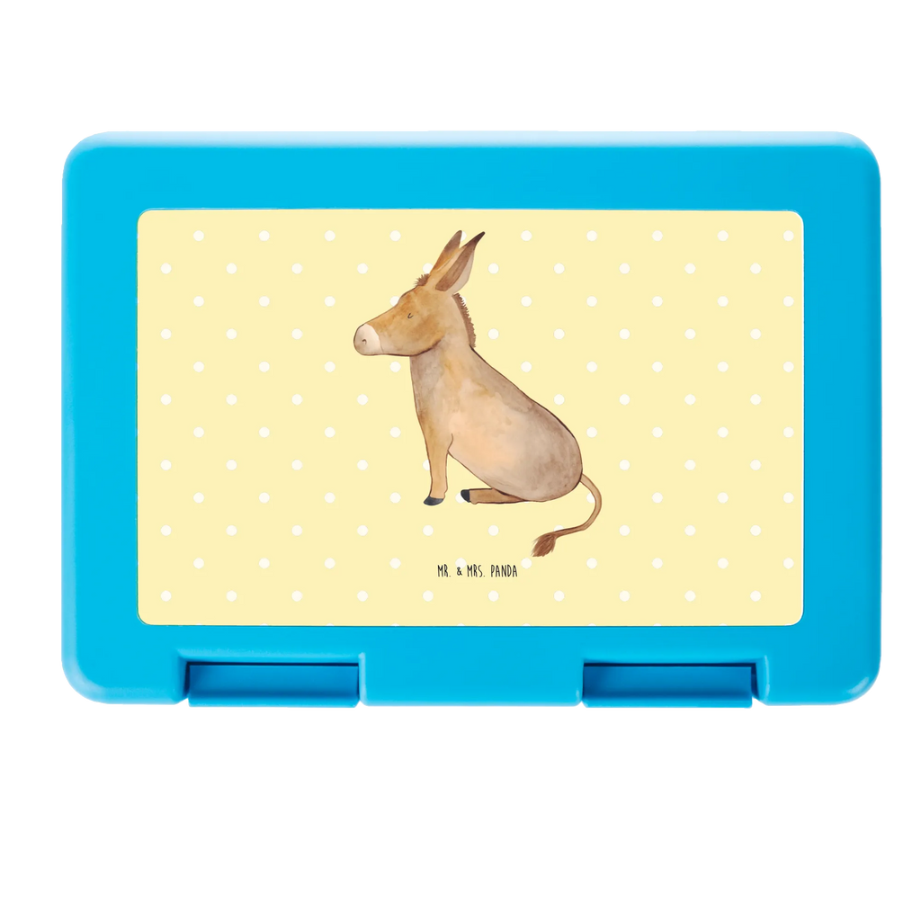 Lunch box Donkey lunch box, snack box, BPA-free, bread box, sandwich box, small animals, cute, funny, cute animal motives, hand drawn, small world, funny sayings, good mood, happy, gifts, gift ideas, special gifts, animal lover, card, aim in life, courage, Donkey, wisdom, happiness in life, courage to face life, goal