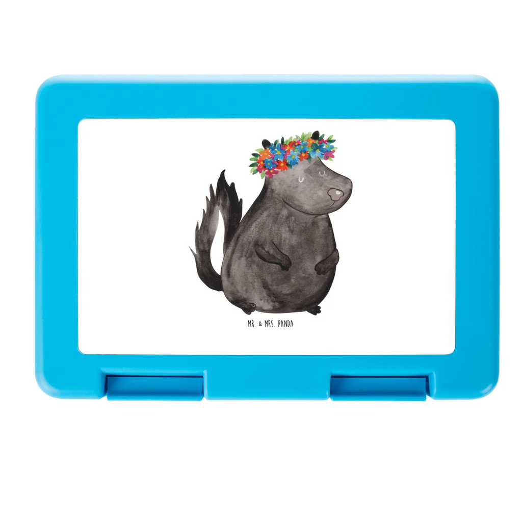 Pudełko na kanapki skunks dziewczynka Brotbox, Snackbox, Lunch box, Butterbrotdose, Brotzeitbox, Stinktier, Skunk, Wildtier, Raubtier, Stinker, Stinki, Yoga, Namaste, Lebe, Liebe, Lache