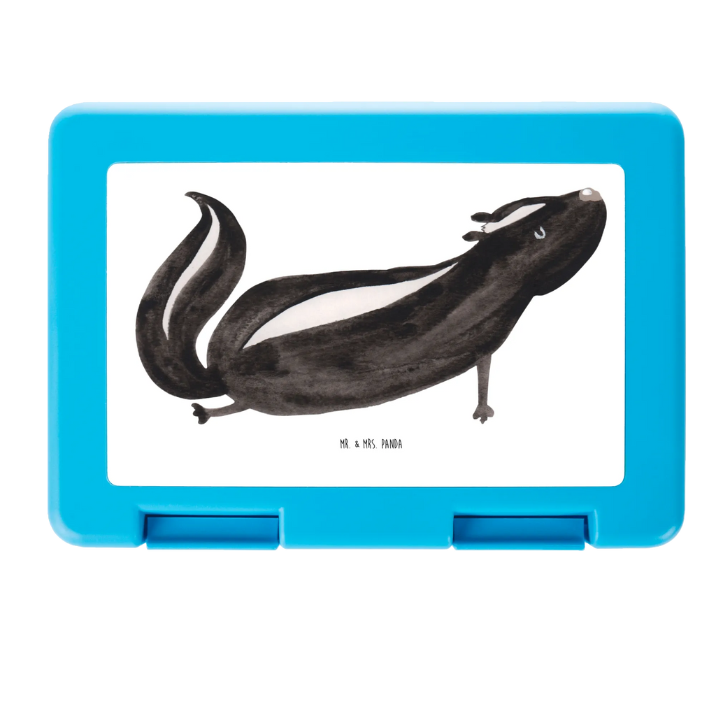 Pudełko na kanapki skunks Joga Brotbox, Snackbox, Lunch box, Butterbrotdose, Brotzeitbox, Stinktier, Skunk, Wildtier, Raubtier, Stinker, Stinki, Yoga, Namaste, Lebe, Liebe, Lache