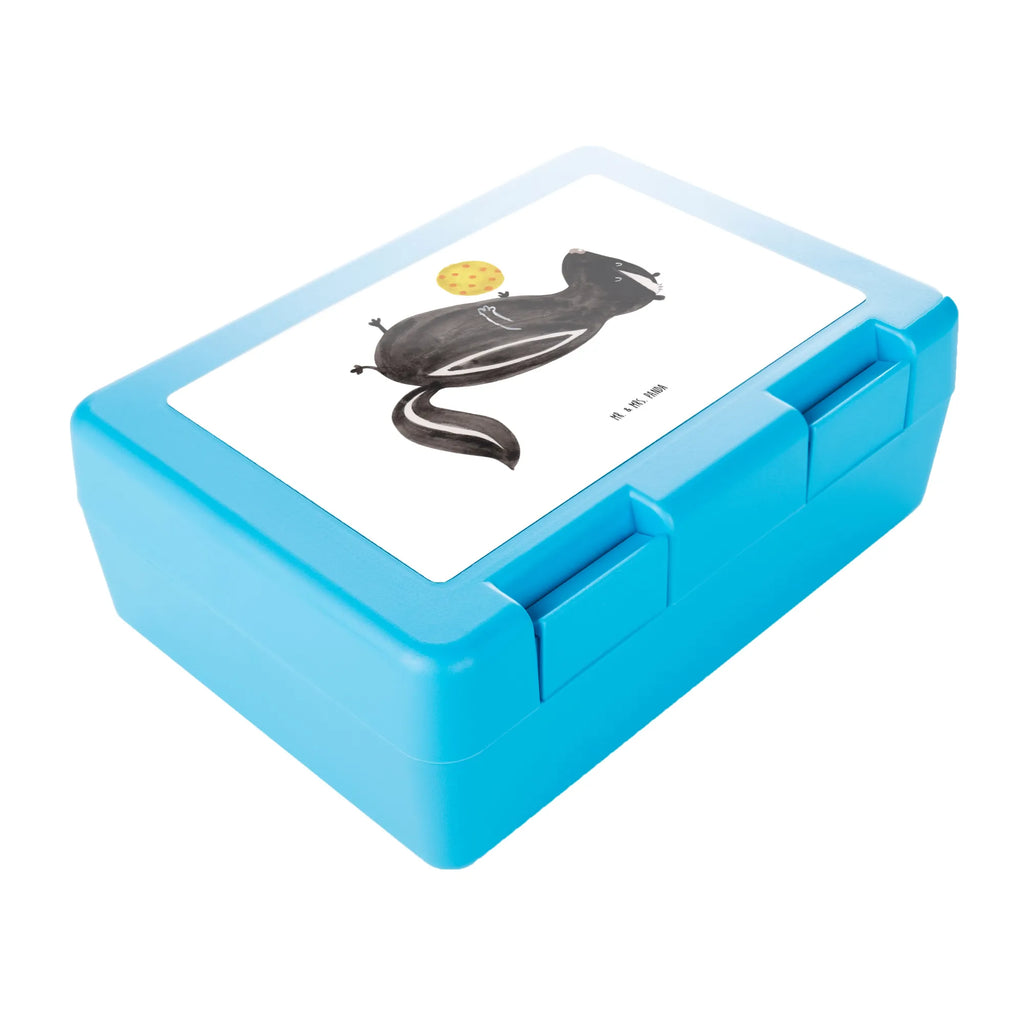 Pudełko na kanapki skunks piłka Brotbox, Snackbox, Lunch box, Butterbrotdose, Brotzeitbox, Stinktier, Skunk, Wildtier, Raubtier, Stinker, Stinki, verspielt, Weisheit