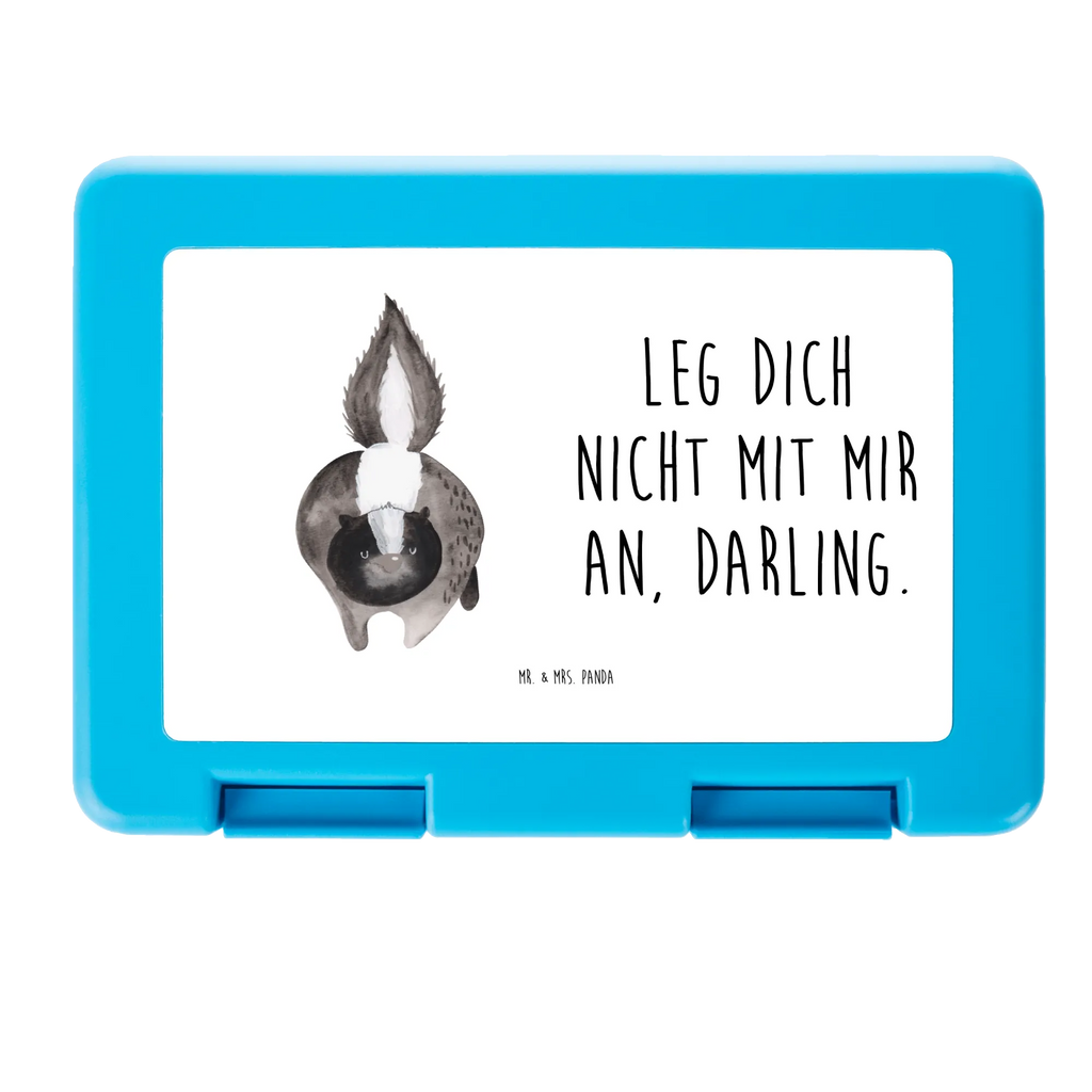 Lunch box skunk attack Brotbox, Snackbox, Lunch box, Butterbrotdose, Brotzeitbox, Stinktier, Skunk, Wildtier, Raubtier, Stinker, Stinki, wütend, Drohung