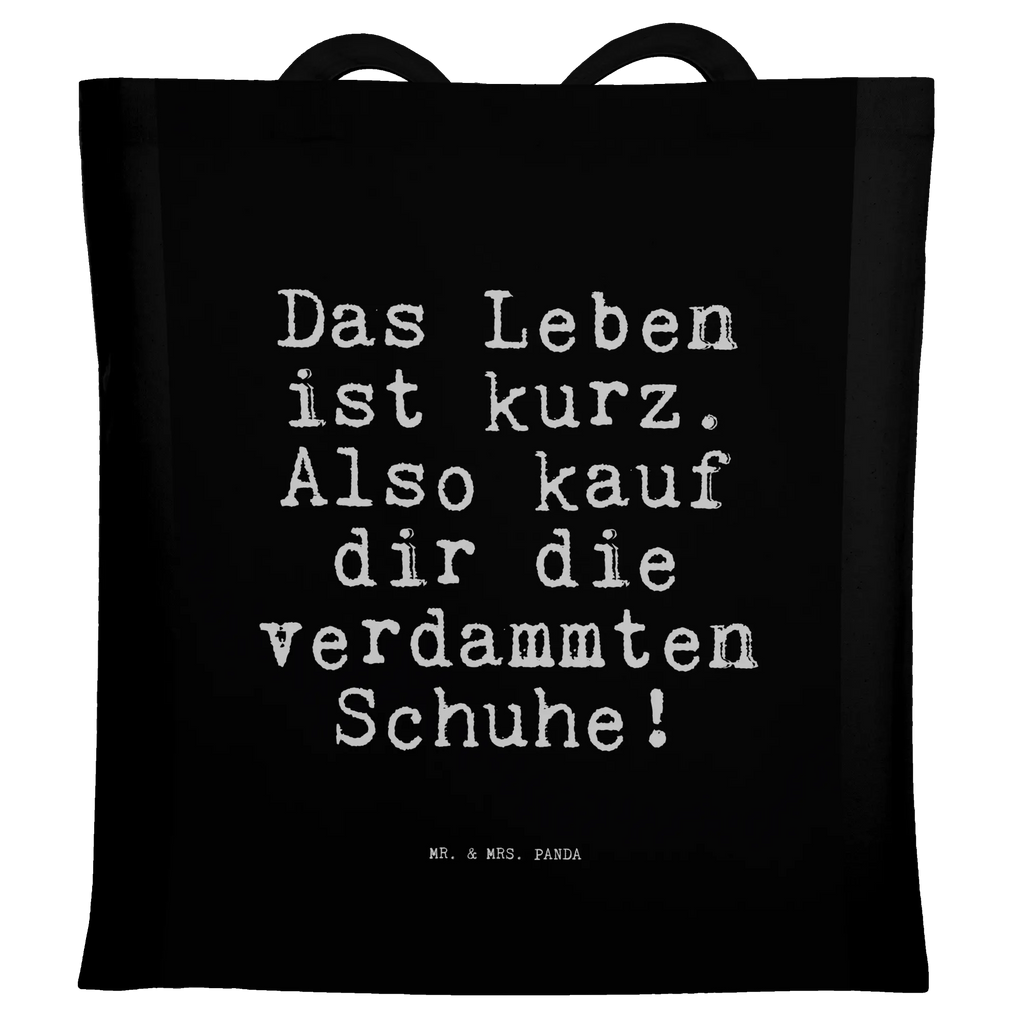 Tote bag Das Leben ist kurz.... jute bag, pouch, shopper, Carrier bag, cloth bag, shopping bag, cotton bag, shoulder bag, bag, saying, sayings, funny, wisdom, quotes, Sayings Proverbs Wisdom Quotes Funny Wisdom Words