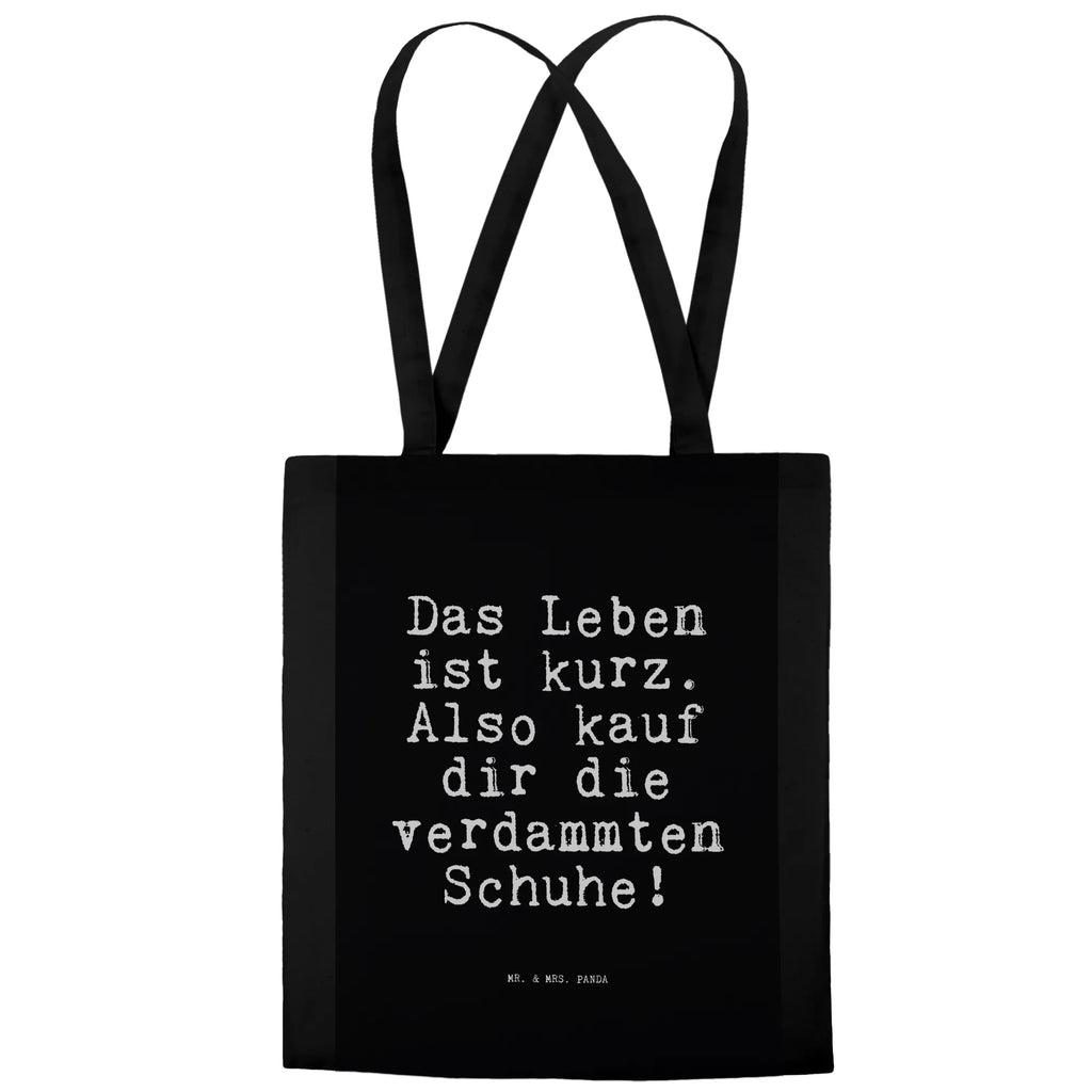 Tote bag Das Leben ist kurz.... jute bag, pouch, shopper, Carrier bag, cloth bag, shopping bag, cotton bag, shoulder bag, bag, saying, sayings, funny, wisdom, quotes, Sayings Proverbs Wisdom Quotes Funny Wisdom Words
