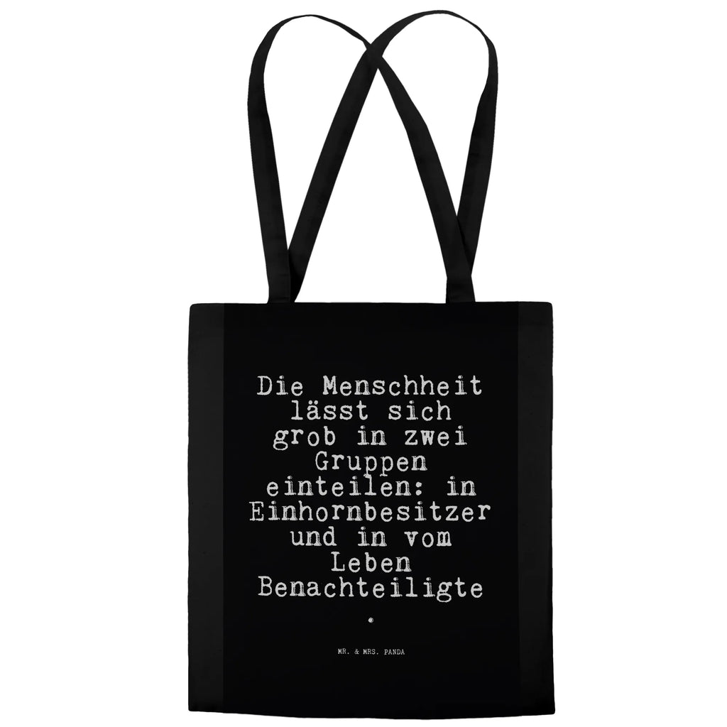 Tote bag Die Menschheit lässt sich... cotton bag, jute bag, Carrier bag, pouch, shopper, shopping bag, shoulder bag, cloth bag, bag, saying, sayings, funny, wisdom, quotes, Sayings Proverbs Wisdom Quotes Funny Wisdom Words