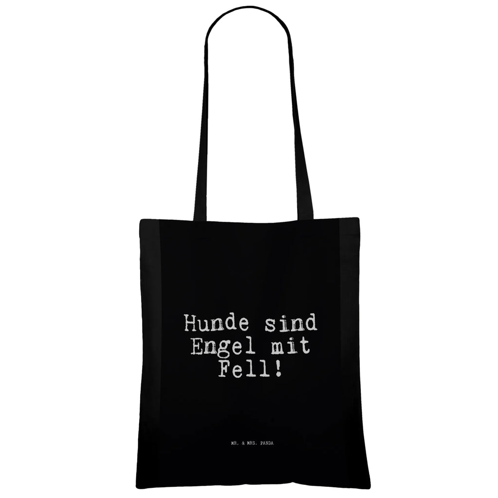 Tote bag Hunde sind Engel mit... shopping bag, bag, jute bag, shoulder bag, cotton bag, pouch, cloth bag, Carrier bag, shopper, saying, sayings, funny, wisdom, quotes, Sayings Proverbs Wisdom Quotes Funny Wisdom Words