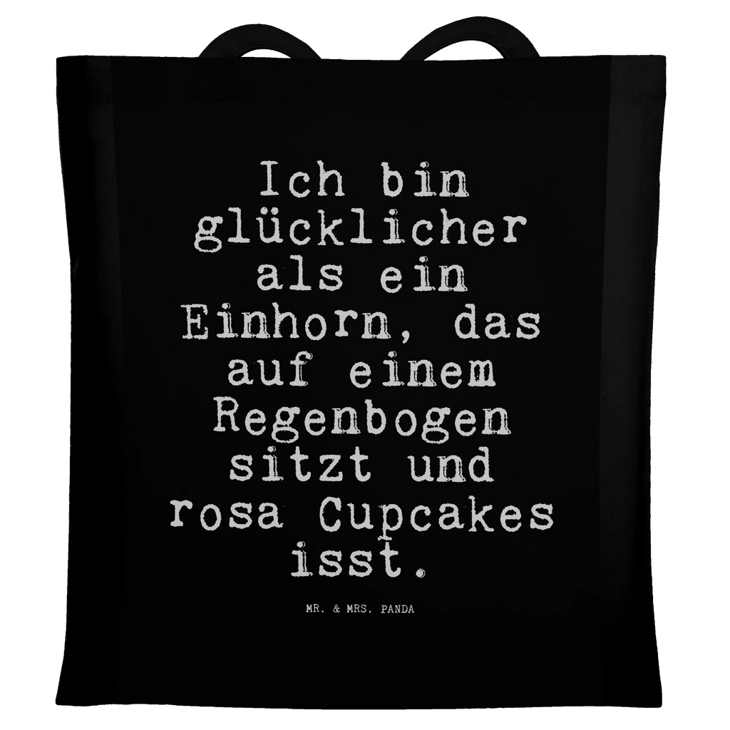 Tote bag Ich bin glücklicher als... Carrier bag, bag, pouch, cloth bag, cotton bag, shopping bag, shoulder bag, jute bag, shopper, saying, sayings, funny, wisdom, quotes, Sayings Proverbs Wisdom Quotes Funny Wisdom Words