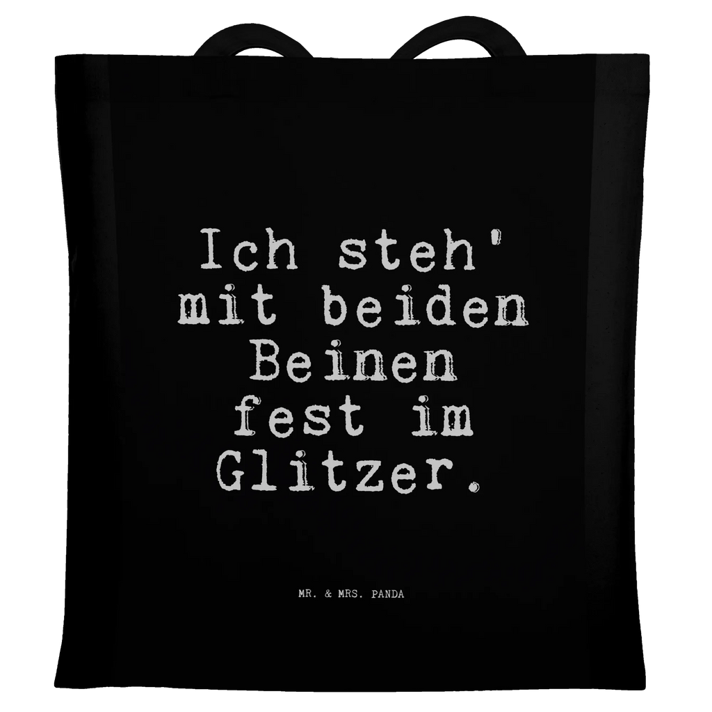 Tragetasche Ich steh' mit beiden... Tasche, Schultertasche, Stofftasche, Laptoptasche, Jutetasche, Umhängetasche, Beutel, Badetasche, Beuteltasche, Einkaufstüte, Shopper, Stoffbeutel, Jutebeutel, Einkaufstasche, Tragetasche, Strandtasche, Spruch, Sprüche, lustige Sprüche, Weisheiten, Zitate, Spruch Geschenke, Spruch Sprüche Weisheiten Zitate Lustig Weisheit Worte