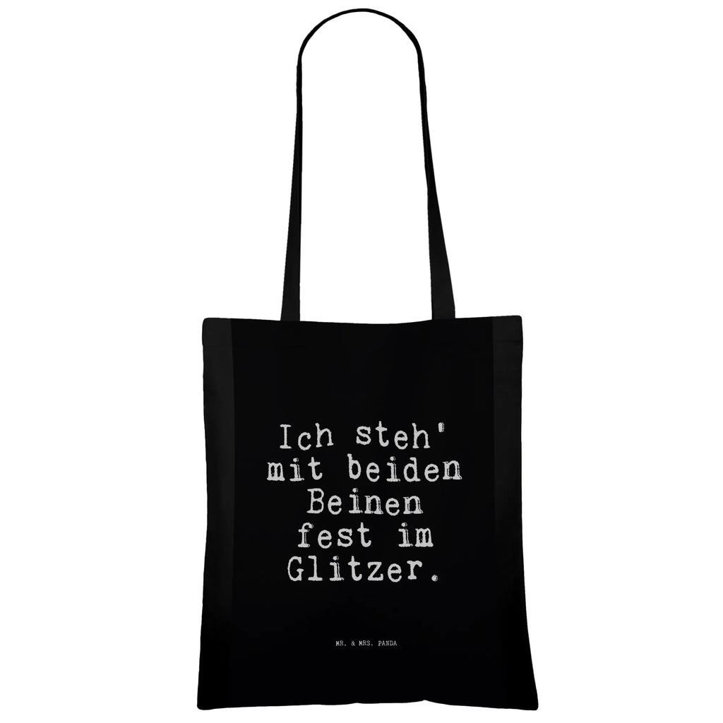 Tragetasche Ich steh' mit beiden... Tasche, Schultertasche, Stofftasche, Laptoptasche, Jutetasche, Umhängetasche, Beutel, Badetasche, Beuteltasche, Einkaufstüte, Shopper, Stoffbeutel, Jutebeutel, Einkaufstasche, Tragetasche, Strandtasche, Spruch, Sprüche, lustige Sprüche, Weisheiten, Zitate, Spruch Geschenke, Spruch Sprüche Weisheiten Zitate Lustig Weisheit Worte