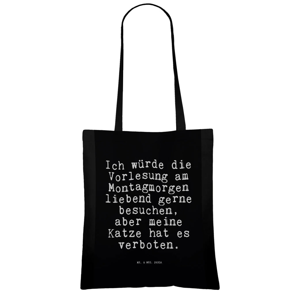 Tote bag Ich würde die Vorlesung... Beutel, Jutebeutel, Schultertasche, Badetasche, Stoffbeutel, Umhängetasche, Laptoptasche, Beuteltasche, Einkaufstasche, Shopper, Tasche, Einkaufstüte, Strandtasche, Stofftasche, Jutetasche, Tragetasche, Spruch, Sprüche, lustige Sprüche, Weisheiten, Zitate, Spruch Geschenke, Spruch Sprüche Weisheiten Zitate Lustig Weisheit Worte