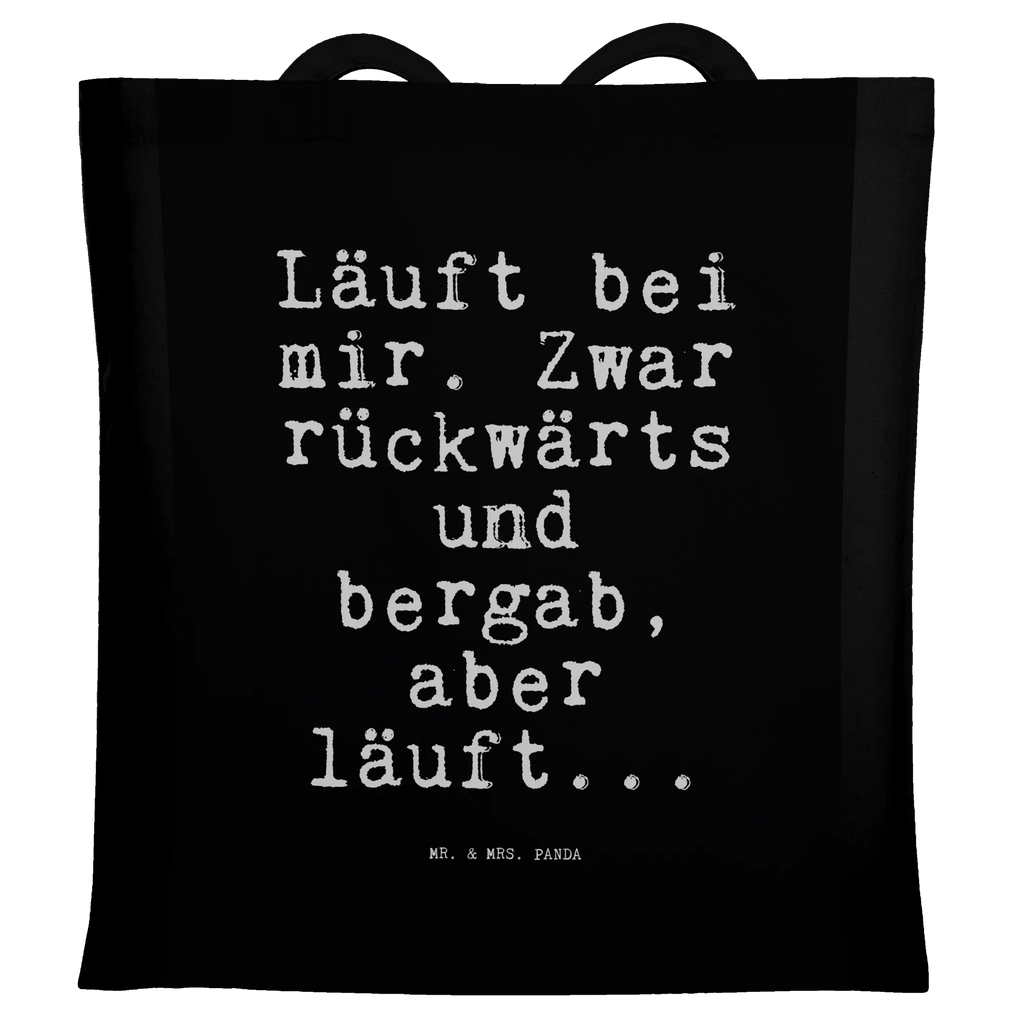 Tragetasche Läuft bei mir. Zwar... Badetasche, Jutebeutel, Umhängetasche, Shopper, Stoffbeutel, Stofftasche, Einkaufstüte, Strandtasche, Tasche, Tragetasche, Einkaufstasche, Beutel, Laptoptasche, Schultertasche, Beuteltasche, Jutetasche, Spruch, Sprüche, lustige Sprüche, Weisheiten, Zitate, Spruch Geschenke, Spruch Sprüche Weisheiten Zitate Lustig Weisheit Worte