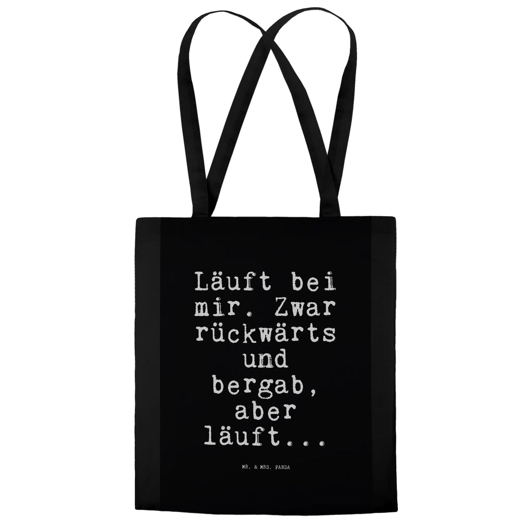 Tragetasche Läuft bei mir. Zwar... Badetasche, Jutebeutel, Umhängetasche, Shopper, Stoffbeutel, Stofftasche, Einkaufstüte, Strandtasche, Tasche, Tragetasche, Einkaufstasche, Beutel, Laptoptasche, Schultertasche, Beuteltasche, Jutetasche, Spruch, Sprüche, lustige Sprüche, Weisheiten, Zitate, Spruch Geschenke, Spruch Sprüche Weisheiten Zitate Lustig Weisheit Worte