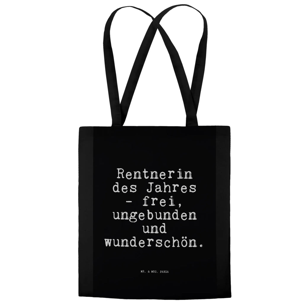 Tote bag Rentnerin des Jahres -... cloth bag, bag, Carrier bag, shopper, jute bag, shoulder bag, shopping bag, pouch, cotton bag, saying, sayings, funny, wisdom, quotes, Sayings Proverbs Wisdom Quotes Funny Wisdom Words