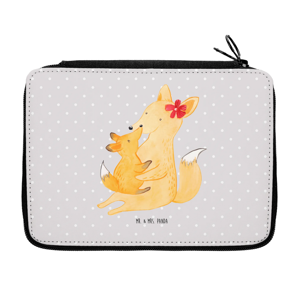 Leather folder Fox mummy Malmappe, Stifteetui, Federmäppchen, Schuletui, Farbstiftetui, Stiftetasche, Schüleretui, Bleistiftetui, Federmappe Set, Buntstiftmäppchen, Mäppchen, Schlampermäppchen, Bleistift Etui, Schulmäppchen, Stiftebeutel, Federtasche, Schreibmappe, Schreibetui, Buntstiftetui, Etui für Stifte, Stiftemappe, Stifte Etui, Zeichenetui, Oma, Opa, Muttertag, Familie, Schwester, Bruder, Vatertag, Mama, Papa, Lieblingstochter, Beste Tochter, Geschenk, Mutter, Tochter