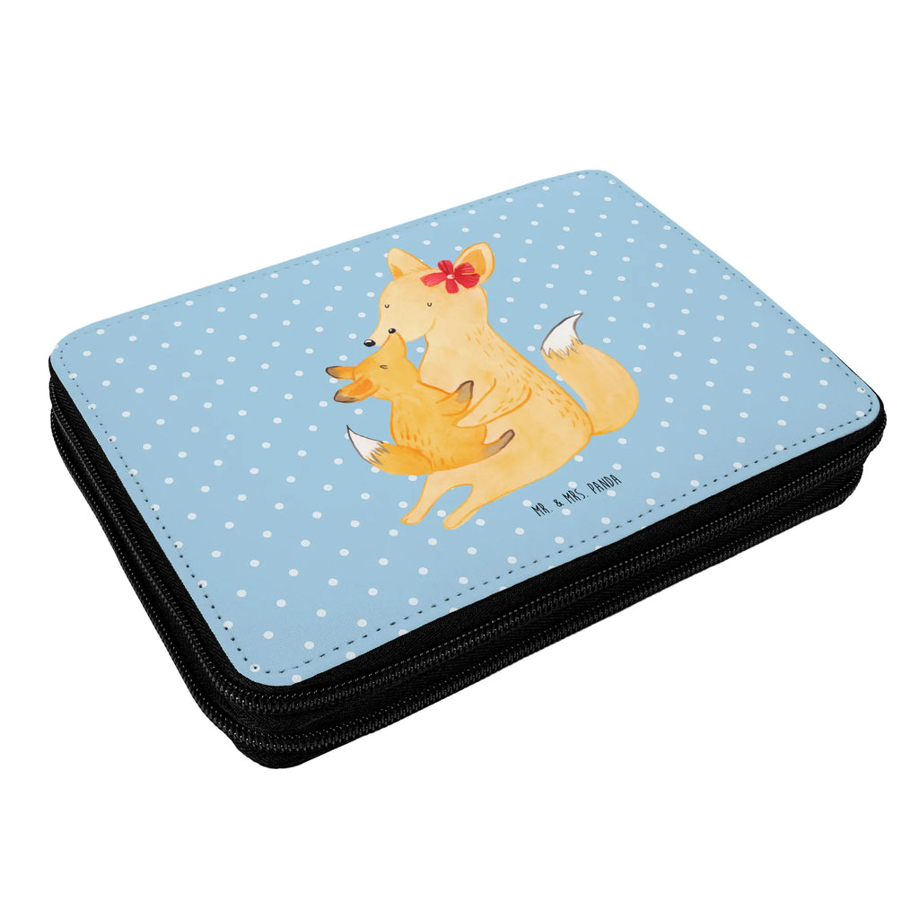 Leather folder Fox mummy Malmappe, Stifteetui, Federmäppchen, Schuletui, Farbstiftetui, Stiftetasche, Schüleretui, Bleistiftetui, Federmappe Set, Buntstiftmäppchen, Mäppchen, Schlampermäppchen, Bleistift Etui, Schulmäppchen, Stiftebeutel, Federtasche, Schreibmappe, Schreibetui, Buntstiftetui, Etui für Stifte, Stiftemappe, Stifte Etui, Zeichenetui, Oma, Opa, Muttertag, Familie, Schwester, Bruder, Vatertag, Mama, Papa, Lieblingstochter, Beste Tochter, Geschenk, Mutter, Tochter