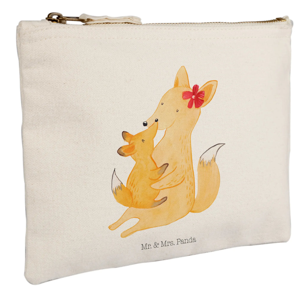 Make-up bag Fox mummy Kosmetiktasche, Kulturbeutel, Schlampermäppchen, toiletry bag, Schminkbeutel, Stiftemäppchen, utensilientasche, beauty case, beauty tasche, Kulturtasche, kosmetiktäschchen, Mäppchen, Waschbeutel, Kosmetikbeutel, Etui, pencil case, Schminktäschchen, Federmappe, Schminktasche, aufbewahrungstasche, Waschtasche, aufbewahrungsbeutel, pinsel tasche, Bruder, Papa, Opa, Schwester, Oma, Familie, Vatertag, Mama, Muttertag, Geschenk, Tochter, Lieblingstochter, Mutter, Beste Tochter