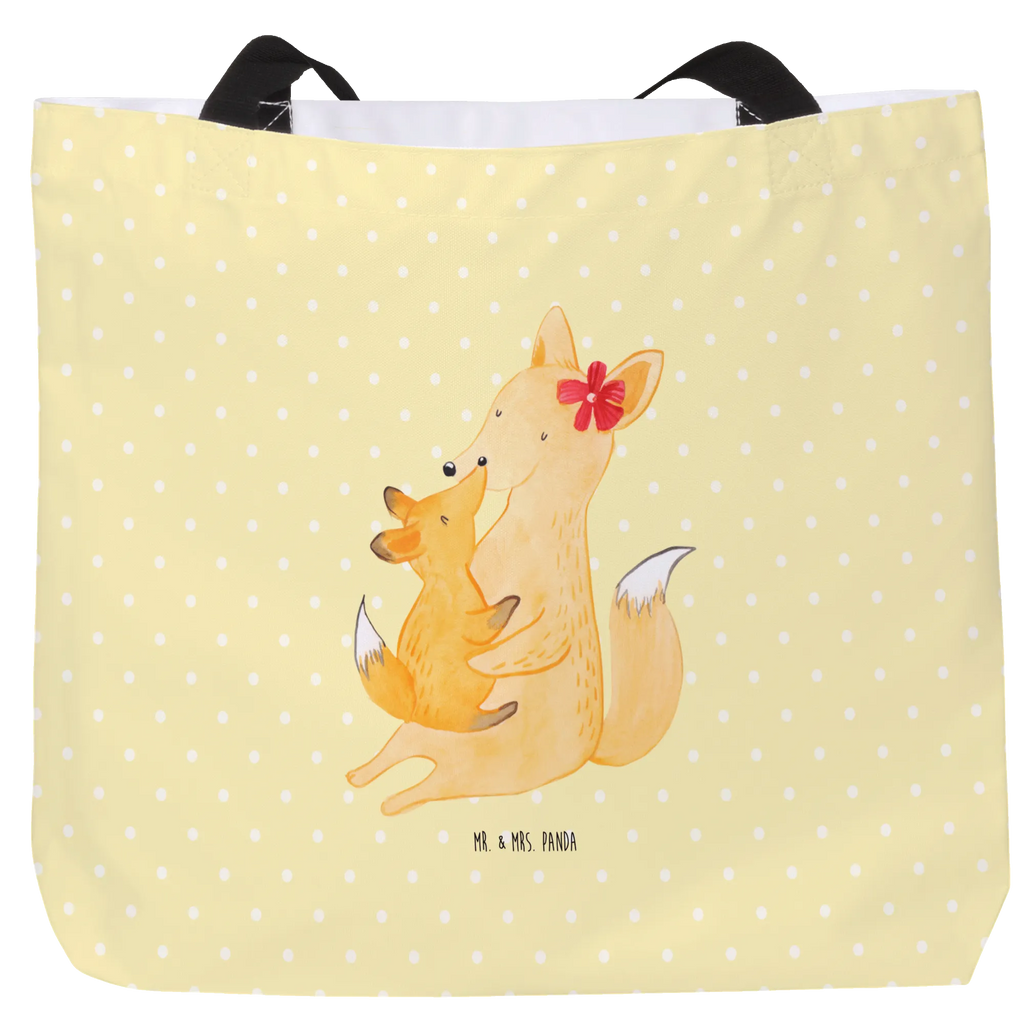 Shopper Fuchs Mama & Kind XL, Schultertasche, Alltagstasche, Shopper, Einkaufsbeutel, Ausflug, Schulbeutel, Beutel, Einkaufstasche, Schultasche, Stofftasche, Freizeittasche, Strandtasche, Tüte, XXL Tasche, Tragebeutel, Muttertag, Vatertag, Mama, Papa, Oma, Opa, Familie, Schwester, Bruder, Tochter, Mutter, Lieblingstochter, Geschenk, Beste Tochter