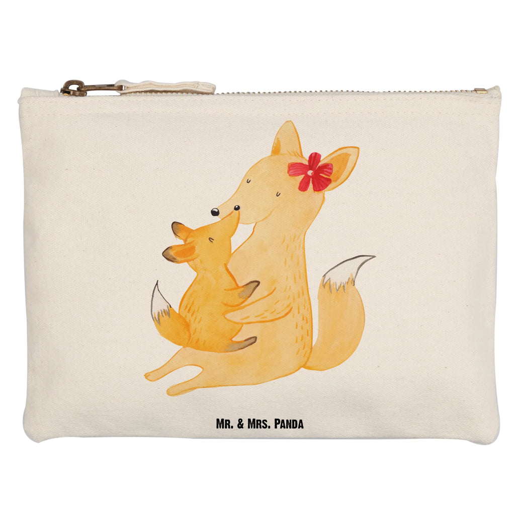 Make-up bag Fox mummy Kosmetiktasche, Kulturbeutel, Schlampermäppchen, toiletry bag, Schminkbeutel, Stiftemäppchen, utensilientasche, beauty case, beauty tasche, Kulturtasche, kosmetiktäschchen, Mäppchen, Waschbeutel, Kosmetikbeutel, Etui, pencil case, Schminktäschchen, Federmappe, Schminktasche, aufbewahrungstasche, Waschtasche, aufbewahrungsbeutel, pinsel tasche, Bruder, Papa, Opa, Schwester, Oma, Familie, Vatertag, Mama, Muttertag, Geschenk, Tochter, Lieblingstochter, Mutter, Beste Tochter