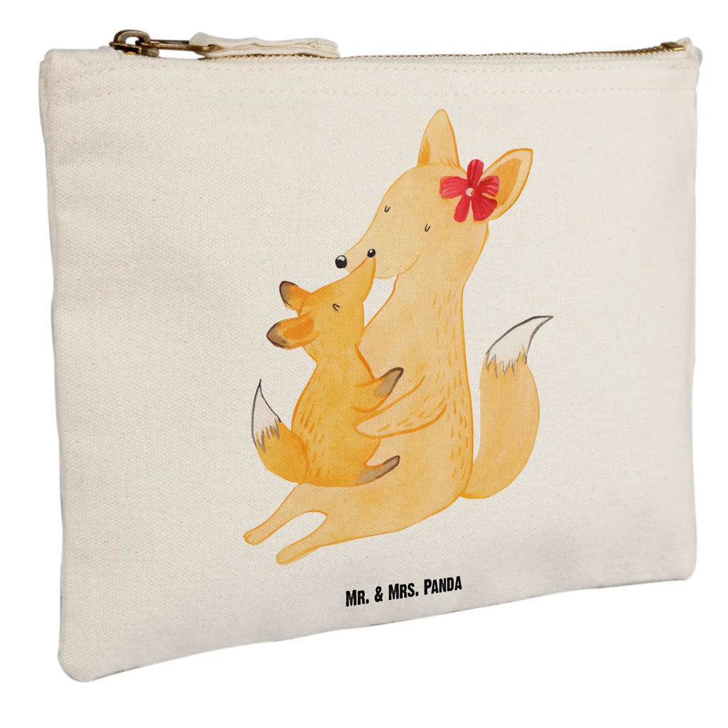 Make-up bag Fox mummy Kosmetiktasche, Kulturbeutel, Schlampermäppchen, toiletry bag, Schminkbeutel, Stiftemäppchen, utensilientasche, beauty case, beauty tasche, Kulturtasche, kosmetiktäschchen, Mäppchen, Waschbeutel, Kosmetikbeutel, Etui, pencil case, Schminktäschchen, Federmappe, Schminktasche, aufbewahrungstasche, Waschtasche, aufbewahrungsbeutel, pinsel tasche, Bruder, Papa, Opa, Schwester, Oma, Familie, Vatertag, Mama, Muttertag, Geschenk, Tochter, Lieblingstochter, Mutter, Beste Tochter