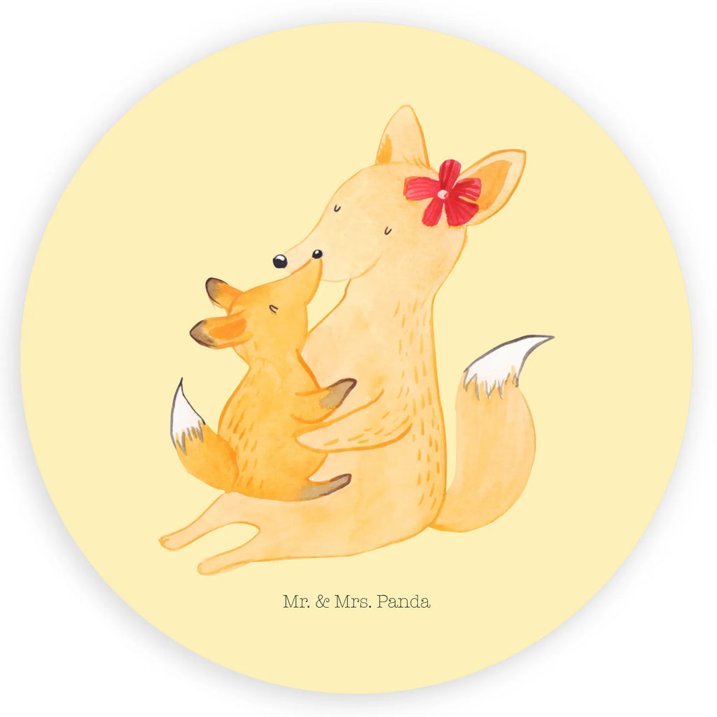 Round sticker Fox mummy Sticker, Etikett, Aufkleber, Bruder, Schwester, Familie, Opa, Oma, Papa, Mama, Vatertag, Muttertag, Mutter, Geschenk, Beste Tochter, Tochter, Lieblingstochter