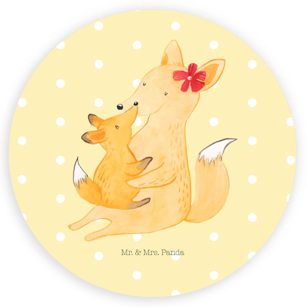 Round sticker Fox mummy Sticker, Etikett, Aufkleber, Bruder, Schwester, Familie, Opa, Oma, Papa, Mama, Vatertag, Muttertag, Mutter, Geschenk, Beste Tochter, Tochter, Lieblingstochter