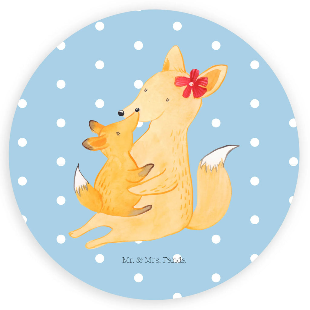 Round sticker Fox mummy Sticker, Etikett, Aufkleber, Bruder, Schwester, Familie, Opa, Oma, Papa, Mama, Vatertag, Muttertag, Mutter, Geschenk, Beste Tochter, Tochter, Lieblingstochter
