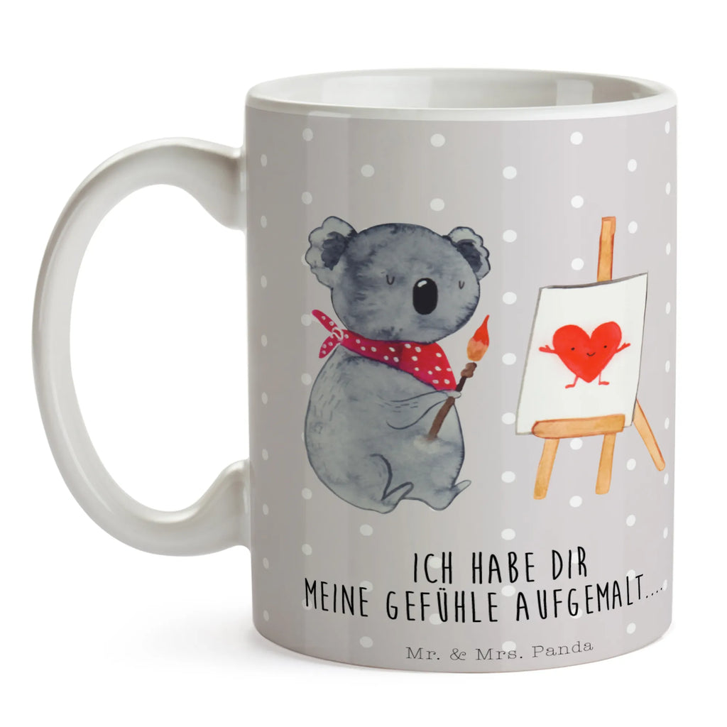 Mug Koala bear Artist Teetasse, Tasse mit Motiven, Tasse mit Zitaten, Tasse, Kaffeetasse, Bürotasse, Porzellantasse, Geschenktasse, Keramiktasse, Koala, Koalabär, Liebe, Gefühle, Liebesgeschenk, zeichnen, Künstler, Liebensbeweis
