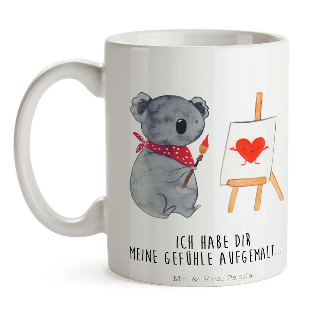 Mug Koala bear Artist Teetasse, Tasse mit Motiven, Tasse mit Zitaten, Tasse, Kaffeetasse, Bürotasse, Porzellantasse, Geschenktasse, Keramiktasse, Koala, Koalabär, Liebe, Gefühle, Liebesgeschenk, zeichnen, Künstler, Liebensbeweis