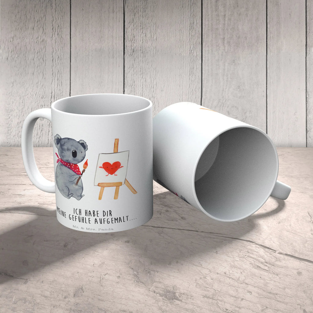 Mug Koala bear Artist Teetasse, Tasse mit Motiven, Tasse mit Zitaten, Tasse, Kaffeetasse, Bürotasse, Porzellantasse, Geschenktasse, Keramiktasse, Koala, Koalabär, Liebe, Gefühle, Liebesgeschenk, zeichnen, Künstler, Liebensbeweis