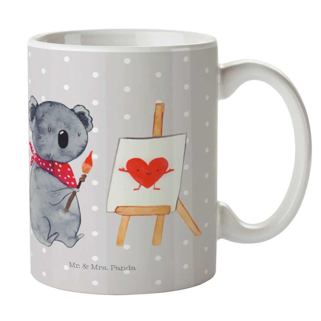 Mug Koala bear Artist Teetasse, Tasse mit Motiven, Tasse mit Zitaten, Tasse, Kaffeetasse, Bürotasse, Porzellantasse, Geschenktasse, Keramiktasse, Koala, Koalabär, Liebe, Gefühle, Liebesgeschenk, zeichnen, Künstler, Liebensbeweis