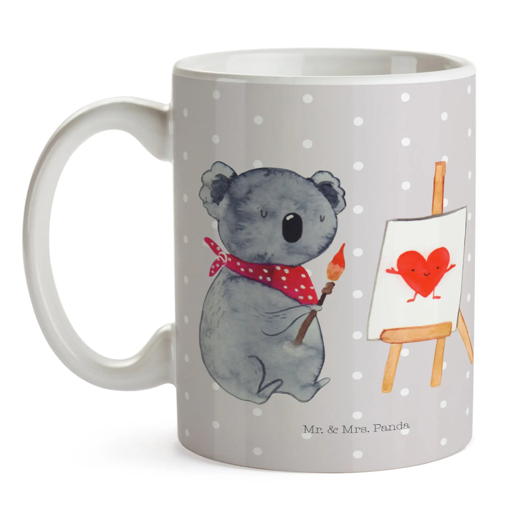 Mug Koala bear Artist Teetasse, Tasse mit Motiven, Tasse mit Zitaten, Tasse, Kaffeetasse, Bürotasse, Porzellantasse, Geschenktasse, Keramiktasse, Koala, Koalabär, Liebe, Gefühle, Liebesgeschenk, zeichnen, Künstler, Liebensbeweis