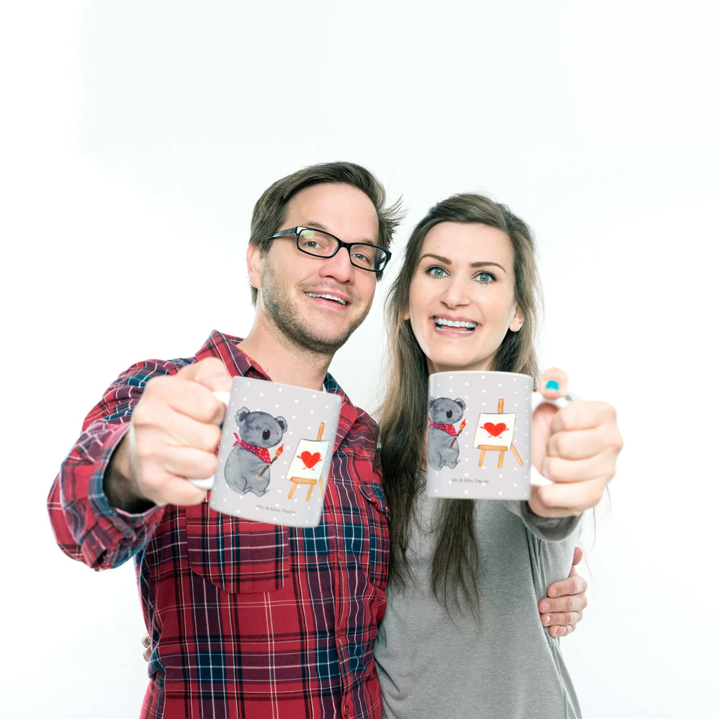 Mug Koala bear Artist Teetasse, Tasse mit Motiven, Tasse mit Zitaten, Tasse, Kaffeetasse, Bürotasse, Porzellantasse, Geschenktasse, Keramiktasse, Koala, Koalabär, Liebe, Gefühle, Liebesgeschenk, zeichnen, Künstler, Liebensbeweis