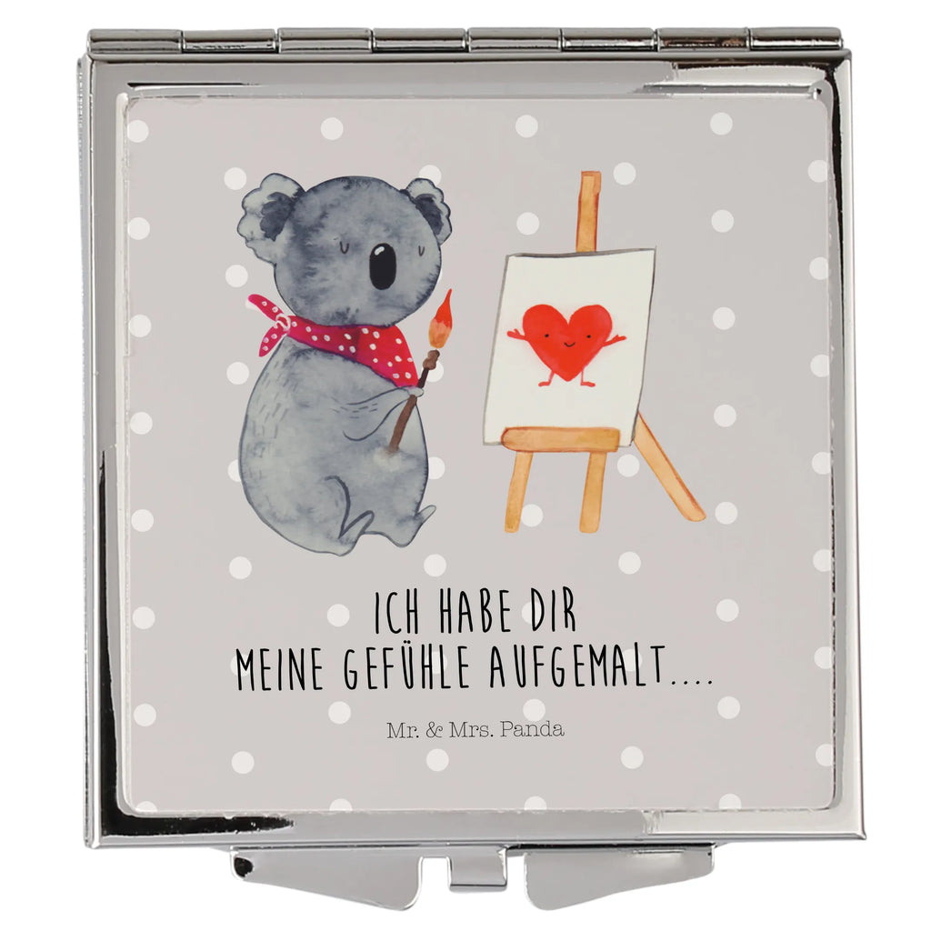 Handbag mirror Koala bear Artist Kompaktspiegel, Runder Taschenspiegel, Tragbarer Spiegel, Spiegel Für Handtasche, Mini Spiegel, Spiegel Für Schminktasche, Design Taschenspiegel, Taschenspiegel, Klappbarer Taschenspiegel, Schminkspiegel To Go, Handspiegel Mit Hülle, Vintage Kompaktspiegel, Schminkspiegel Kompakt, Klappbarer Handspiegel, Handspiegel Zum Mitnehmen, Spiegel Für Make-Up Tasche, Silber, Kosmetikspiegel Klein, Handspiegel Für Damen, Spiegel Für Unterwegs, Quadratischer Handspiegel, Deko Handspiegel, Taschen-Kosmetikspiegel, Handtaschenspiegel, Reise Spiegel, Handspiegel Geschenkidee, Klappspiegel, Koala, Koalabär, Künstler, Liebesgeschenk, Zeichnen, Liebe, Liebensbeweis, Gefühle
