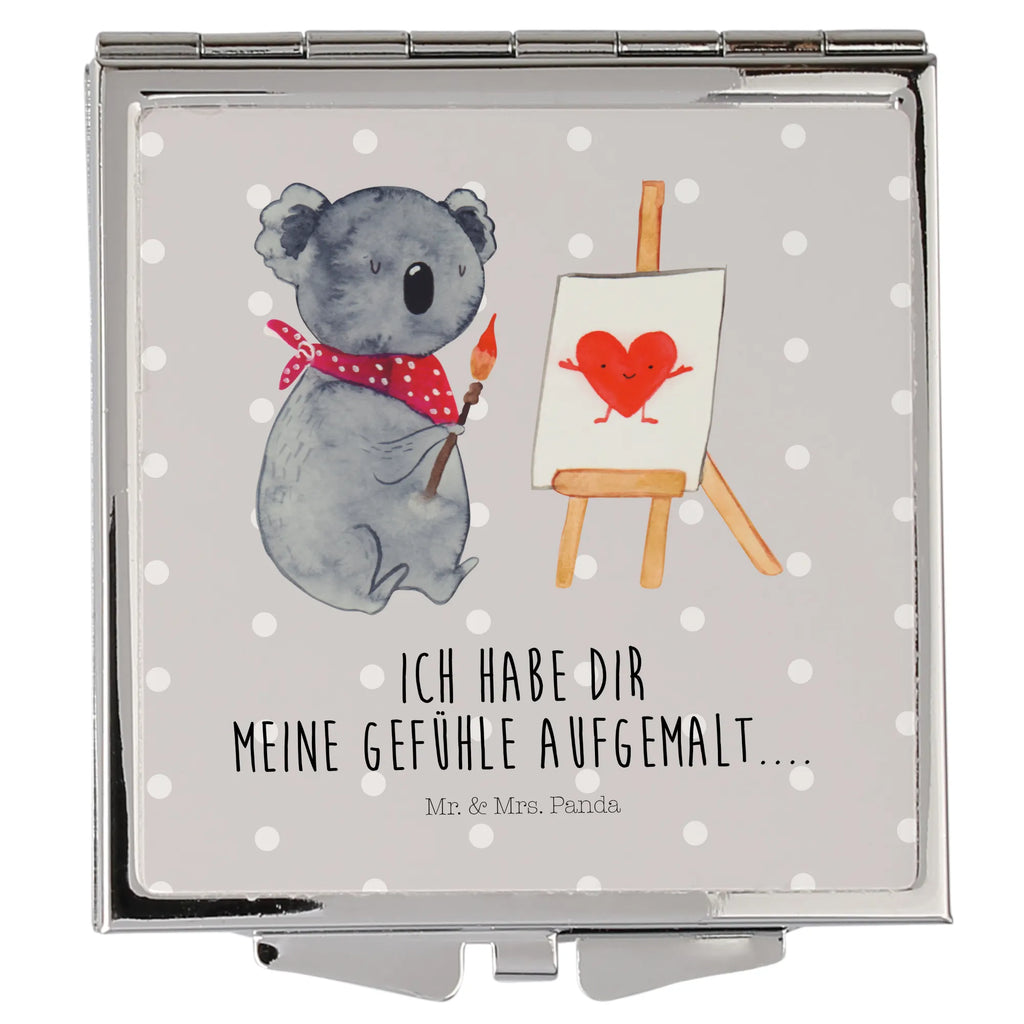 Handbag mirror Koala bear Artist Kompaktspiegel, Runder Taschenspiegel, Tragbarer Spiegel, Spiegel Für Handtasche, Mini Spiegel, Spiegel Für Schminktasche, Design Taschenspiegel, Taschenspiegel, Klappbarer Taschenspiegel, Schminkspiegel To Go, Handspiegel Mit Hülle, Vintage Kompaktspiegel, Schminkspiegel Kompakt, Klappbarer Handspiegel, Handspiegel Zum Mitnehmen, Spiegel Für Make-Up Tasche, Silber, Kosmetikspiegel Klein, Handspiegel Für Damen, Spiegel Für Unterwegs, Quadratischer Handspiegel, Deko Handspiegel, Taschen-Kosmetikspiegel, Handtaschenspiegel, Reise Spiegel, Handspiegel Geschenkidee, Klappspiegel, Koala, Koalabär, Künstler, Liebesgeschenk, Zeichnen, Liebe, Liebensbeweis, Gefühle