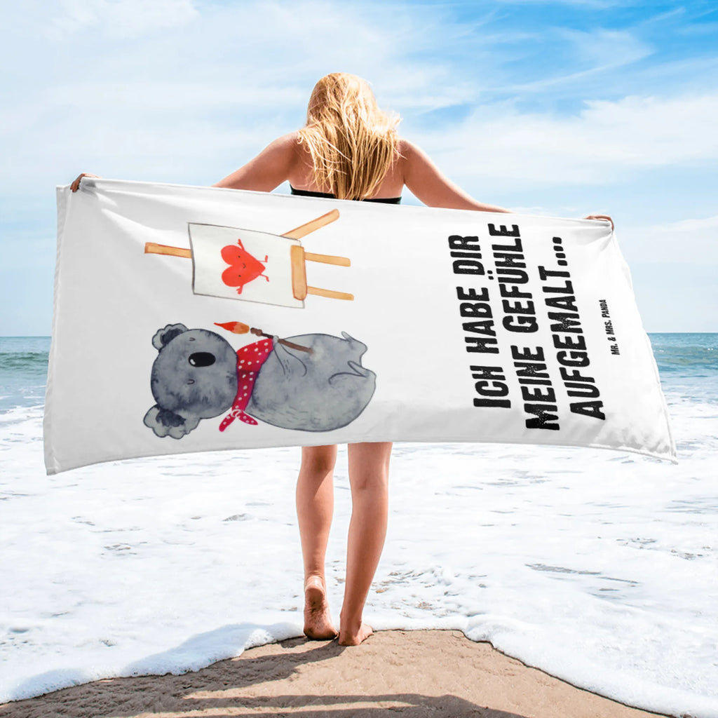 XL ręcznik kąpielowy koala artysta Koala, niedźwiedź koalowy