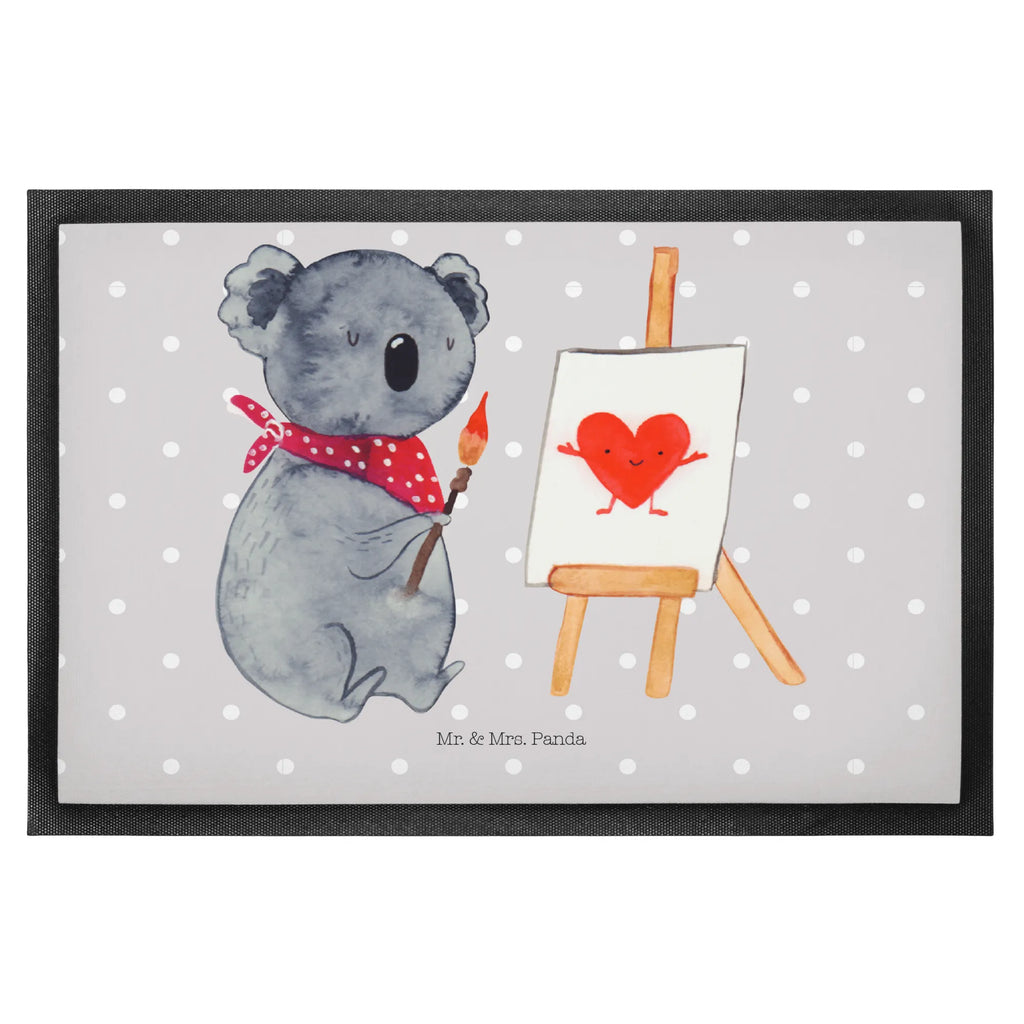 Doormat Koala bear Artist Koala, proof of love, artist, love, feelings, drawing, love gift